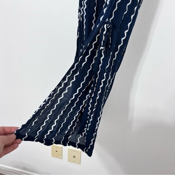 Tiare Hawaii Osaka Jumpsuit Rayon Zigzag Pattern Lightweight Summer ONE SIZE - Picture 5 of 10